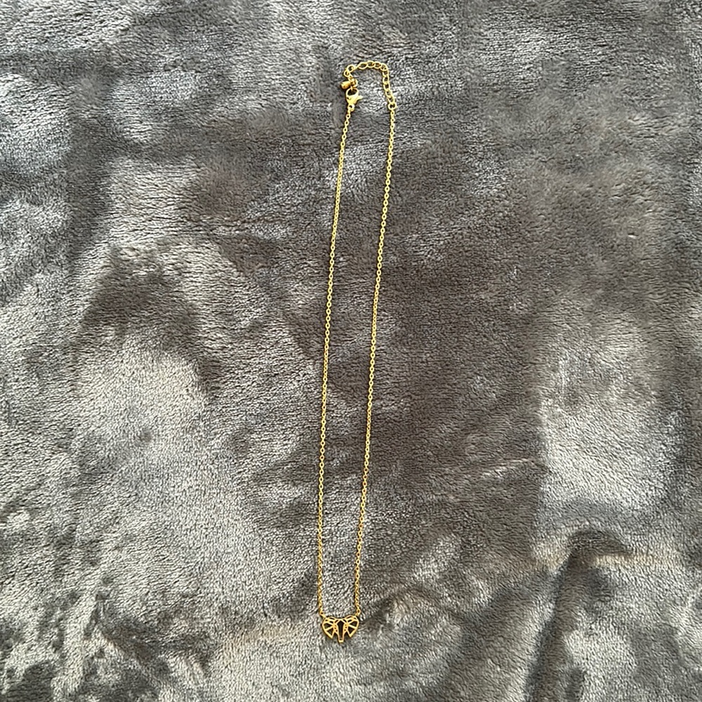 Gold elephant necklace